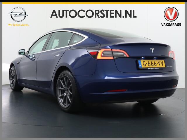 Tesla Model 3 Long Range AWD 75kWh FSD-3 Computer Lmv 18" AutoPilot Premium-Luidsprekers Leder PanoDak Adaptive cruise Camera's Elektr.-Stuur+Stoelen+Spiegels+Geheugen+Easy-Entry+Verwarmde stoelen/achterbank Park assistent Pdc WIFI Ecc Navi Lane-Assist Speed-Assist LED