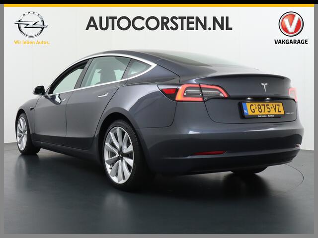 Tesla Model 3 AWD Long Range 75kWh 463PK Leder Lmv 19" FSD-Full Self Driving Computer-3 Premium Audio 4wd AutoPilot Panoramadak Camera's Leer Adaptive-Cruise-Control+Stop&Go Pdc-a+v Dual-Ecc Dual-Motor Keyless Stoel en achterbank verwarming Electr.Stoelen+Memory+Easy-E