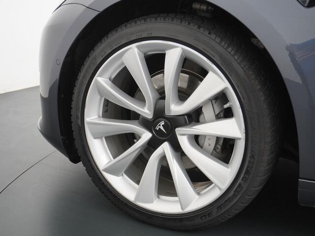 Tesla Model 3 AWD Long Range 75kWh 463PK Leder Lmv 19" FSD-Full Self Driving Computer-3 Premium Audio 4wd AutoPilot Panoramadak Camera's Leer Adaptive-Cruise-Control+Stop&Go Pdc-a+v Dual-Ecc Dual-Motor Keyless Stoel en achterbank verwarming Electr.Stoelen+Memory+Easy-E