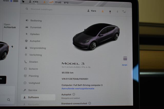 Tesla Model 3 Standard RWD Plus 60 kWh 19" Autopilot FSD Comp Camera Panodak Leder