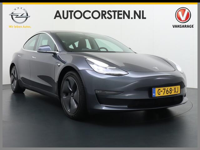 Tesla Model 3 Long Range AWD 75kWh 463PK 18" FSD-Computer 3 Premium Audio 4WD AutoPilot Panoramadak Camera's Leder Adaptive-Cruise-Stop&Go Pdc Ecc Dual Motor Stoel en achterbank verwarming Keyless Electr.Stoelen+Memory+Easy-Entry WiFi Origineel Nederlandse auto Grootst