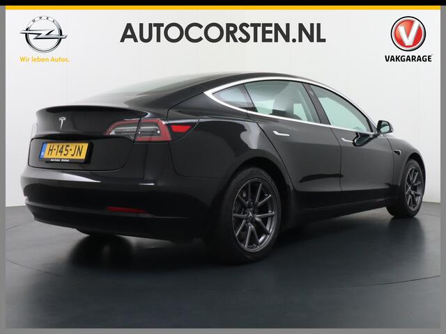 Tesla Model 3 RWD SR+ 60kWh 325PK FSD 3-Computer 18" AutoPilot Leder PanoDak Adaptive-Cruise Lmv Camera's Elektr.-Stuur+Stoelen+Spiegels+Geheugen+Easy-Entry+Verwarmde stoelen Park assistent PDC WIFI Lane-Assist Speed-Assist Navi LED Comfortstoelen ACC DAB Voorverwarmen