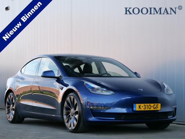 Tesla Model 3 Performance AWD 75 kWh Automaat Full self driving / Auto pilot / Leder / 20 inch