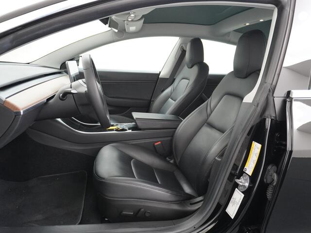 Tesla Model 3 Long Range 75kWh 463PK 18" FSD-Full Self Driving Computer-3 Premium Audio 4wd AutoPilot Panoramadak Camera's Leer Adaptive-Cruise-Control+Stop&Go Pdc-a+v Dual-Ecc Dual-Motor AWD Keyless(via GSM) Stoel en achterbank verwarming Electr.Stoelen+Memory+Easy-En