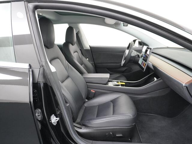 Tesla Model 3 Long Range 75kWh 463PK 18" FSD-Full Self Driving Computer-3 Premium Audio 4wd AutoPilot Panoramadak Camera's Leer Adaptive-Cruise-Control+Stop&Go Pdc-a+v Dual-Ecc Dual-Motor AWD Keyless(via GSM) Stoel en achterbank verwarming Electr.Stoelen+Memory+Easy-En