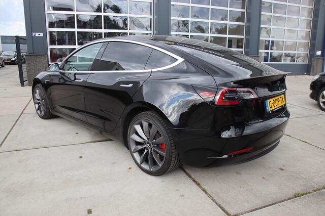 Tesla Model 3 Long Range AWD 75 kWh 476pk, Leder, Pano, Autopilot, Performance velgen Lente aanbieding!