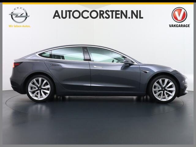 Tesla Model 3 Long Range AWD 75kWh 463PK Trekhaak 19" FSD-Computer 3 Premium Audio 4wd AutoPilot Panoramadak Camera's Leer Adaptive-Cruise-Control+Stop&Go Pdc-a+v Dual-Ecc Dual-Motor Keyless Stoel en achterbank verwarming Electr.Stoelen+Memory+Easy-Entry WiFi 1e Eigena