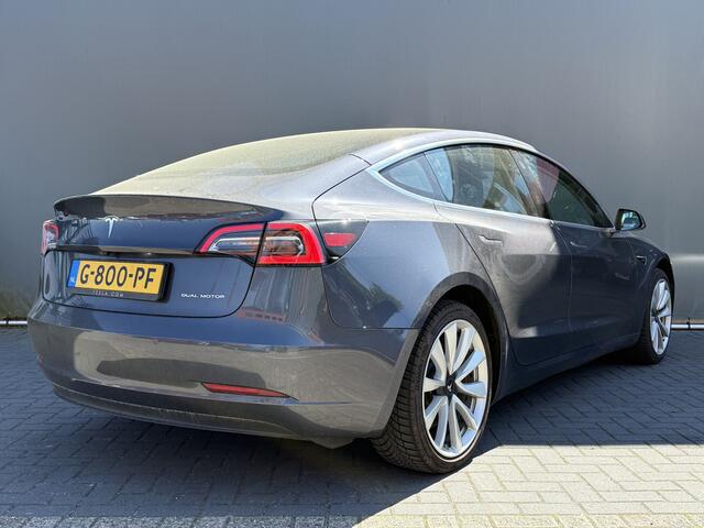 Tesla Model 3 BWJ 2019 Long Range 351 PK AWD 75 kWh NIEUW BINNEN! LEER / CLIMA / AUTOPILOT / CRUISE / LMV / PDC / PANORAMADAK / STOELVERWAMING