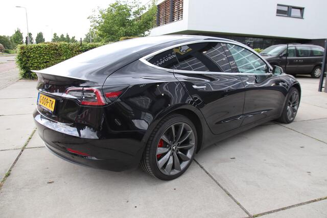 Tesla Model 3 Long Range AWD 75 kWh 476pk, Leder, Pano, Autopilot, Performance velgen Lente aanbieding!