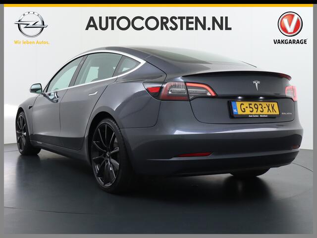 Tesla Model 3 Performance AWD 513pk 0-100 in 3,4 sec! Lmv-20" FSD-Comp.3 AutoPilot Carbon-Spoiler Premium-HiFi Pano.dak Camera Leer Adaptive-Cruise+Stop&Go PDC Wifi Ecc Dual Motor Long Range 75kWh Stoel en achterbank verwarming Keyless Camera Navi LED ACC DAB Voorverwa