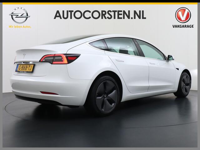 Tesla Model 3 RWD SR+ 60kWh 325PK FSD 3-Computer 18" AutoPilot Leder PanoDak Adaptive-Cruise Lmv Camera's Elektr.-Stuur+Stoelen+Spiegels+Geheugen+Easy-Entry+Verwarmde stoelen Park assistent PDC WIFI Lane-Assist Speed-Assist Navi LED Comfortstoelen ACC DAB Voorverwarmen
