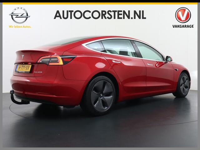 Tesla Model 3 Long Range AWD 75kWh 463PK **Trekhaak** Lmv FSD-3 Computer Premium Audio AutoPilot Panoramadak Camera's Leer Adaptive-Cruise-Control+Stop&Go Pdc Dual-Ecc Dual-Motor Keyless 4WD Stoel en achterbank verwarming Elektr.Stoelen+Memory+Easy-Entry WiFi 1e Eigena