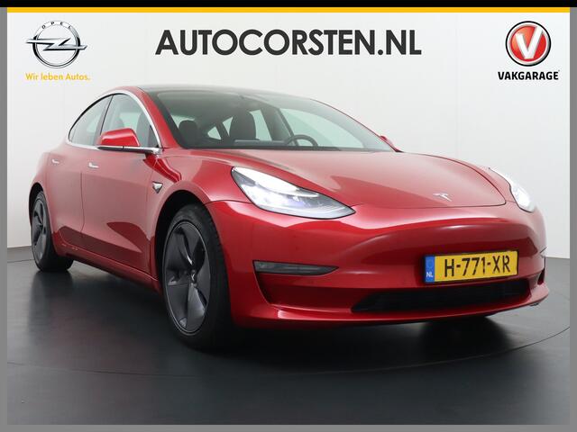 Tesla Model 3 Long Range AWD 75kWh 463PK **Trekhaak** Lmv FSD-3 Computer Premium Audio AutoPilot Panoramadak Camera's Leer Adaptive-Cruise-Control+Stop&Go Pdc Dual-Ecc Dual-Motor Keyless 4WD Stoel en achterbank verwarming Elektr.Stoelen+Memory+Easy-Entry WiFi 1e Eigena