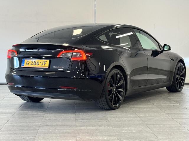 Tesla Model 3 Performance AWD 75 kWh LONG RANGE DUAL MOTOR | CAMERA | PANORAMADAK | LEDER