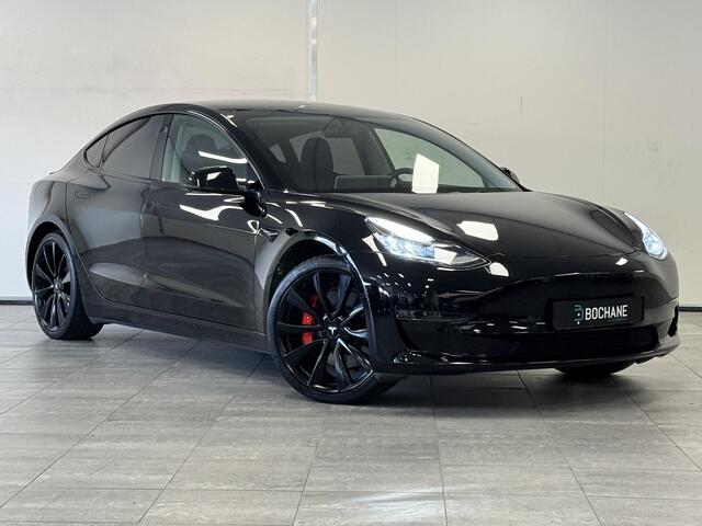 Tesla Model 3 Performance AWD 75 kWh LONG RANGE DUAL MOTOR | CAMERA | PANORAMADAK | LEDER