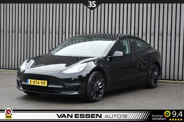 Tesla Model 3 Performance AWD 75 kWh Pano 360-Camera AutoPilot NL-Auto 1e Eig.