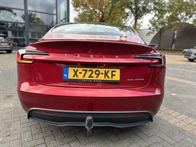 Tesla Model 3 Long Range AWD 78 kWh TREKHAAK | FULL SELFDRIVE | VOLLEDIGE FABRIEKSGARANTIE T/M 12-2027/80.000KM | AANDRIJFLIJN EN ACCU GARANTIE T/M 12-2031
