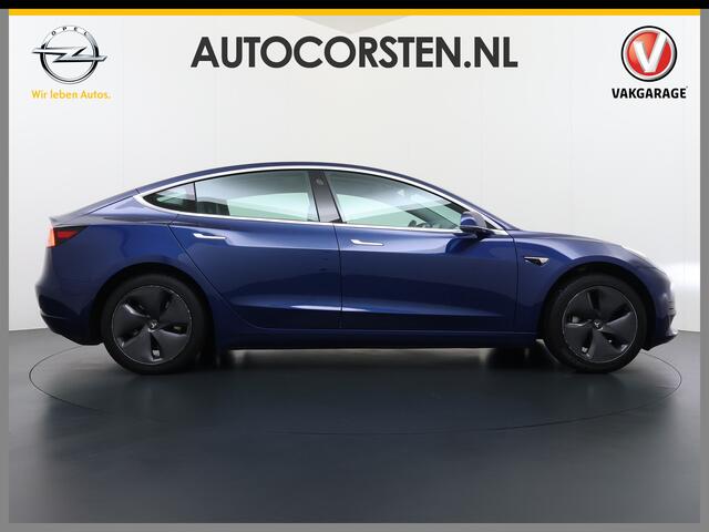 Tesla Model 3 RWD SR+ 60kWh 325PK Lmv 18" AutoPilot FSD 2.5 Leder PanoDak Adaptive-Cruise Lmv Camera's Elektr.-Stuur+Stoelen+Spiegels+Geheugen+Easy-Entry+Verwarmde stoelen Park assistent PDC WIFI Lane-Assist Speed-Assist Navi LED Comfortstoelen ACC DAB Voorverwarmen in