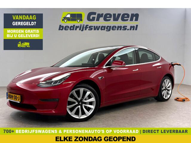 Tesla Model 3 Long Range AWD 75 kWh | Autopilot | Adap. Cruise | Pano | Memory | Virtual | Camera | Keyless | Stoelverw.