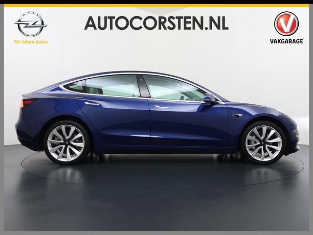 Tesla Model 3 Long Range AWD 75kWh SOH 88% 463PK Lmv 19" Ivoor Premium Audio AutoPilot Panoramadak Camera's Leer Adaptive-Cruise-Control+Stop&Go Pdc Dual-Ecc Dual-Motor Keyless 4WD Stoel en achterbank verwarming Elektr.Stoelen+Memory+Easy-Entry WiFi Origineel Nederland