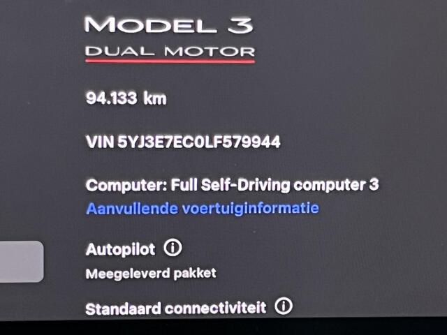 Tesla Model 3 Performance AWD 75 kWh | NL Auto/2e Eig./Leder/Navi/20"/Pano.Dak/Camera/Basic Autopilot