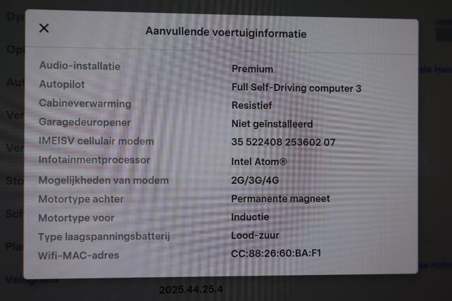 Tesla Model 3 Long Range AWD 75 kWh 89,3% SOH, BTW Auto, Autopilot computer 3.0 360 Camera, Cruise control, BTW Auto