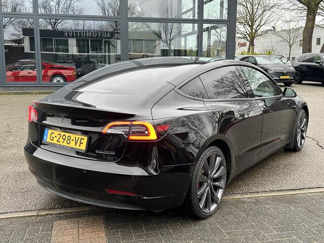 Tesla Model 3 Performance AWD 75 kWh VERWACHT | 20 inch velgen (als nieuw) | Zeer nette staat | Rijklaar geleverd incl. 12 mnd Bovag-garantie | Tesla fabrieksgarantie op de hoogvolt accu t/m 13-12-2027 of 192.000 km