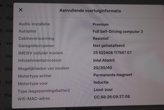 Tesla Model 3 Performance AWD 75 kWh SOH 89,1%, BTW Auto, Autopilot computer 3.0, Lederen interieur, 360 Camera,