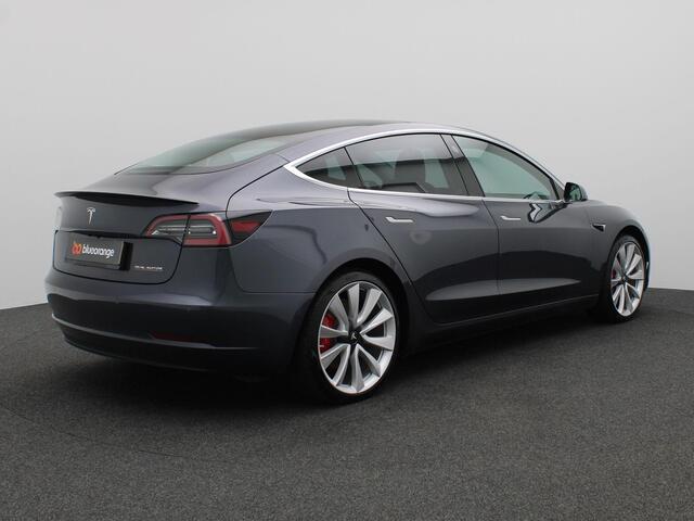 Tesla Model 3 Performance AWD 75 kWh 463PK Aut. SOH 84%, Leder, 360gr. Camera, Keyless, 20" LM Velgen, Autopilot, Stoelverwarming, Side Assist