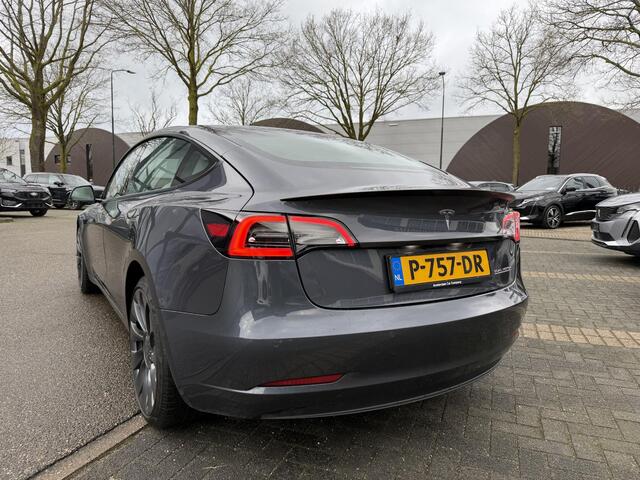 Tesla Model 3 Performance AWD 75 kWh SOH 96% | 20 INCH VELGEN ALS NIEUW | SUPER NETTE AUTO | FABRIEKSGARANTIE OP HOOGVOLTACCU EN AANDRIJFLIJN T/M 03-2030 |
