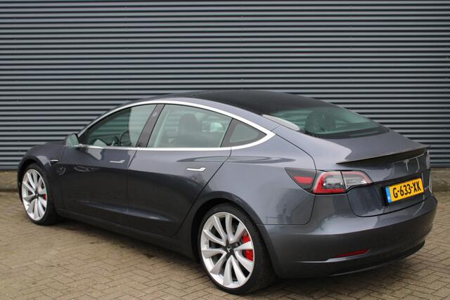 Tesla Model 3 Performance AWD 75 kWh Panoramadak Auto-Pilot Carbon