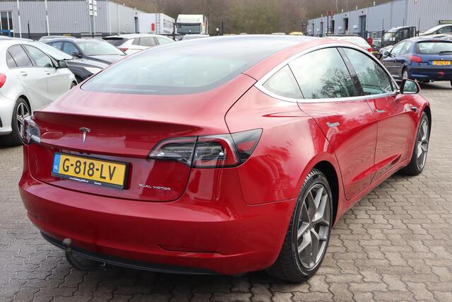 Tesla Model 3 Long Range AWD 75 kWh 90% SOH, Cruise control, Navigatie, Camera, Trekhaak