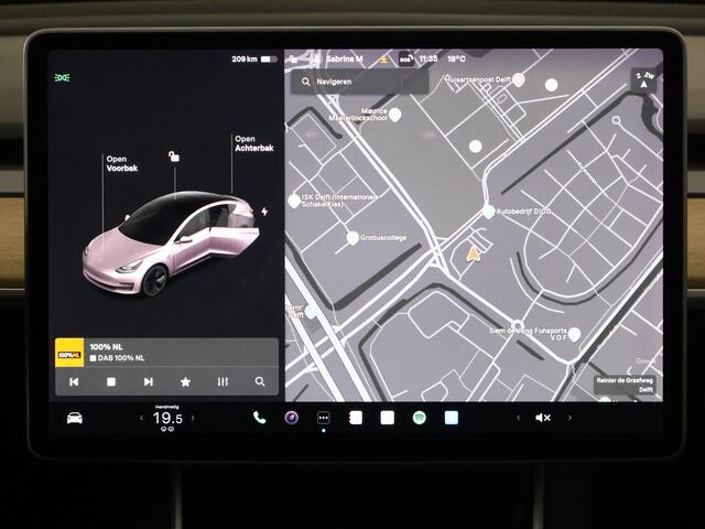 Tesla Model 3 Sport RWD Plus 60 kWh 238 PK! | Navigatie | Panoramadak | Camera |