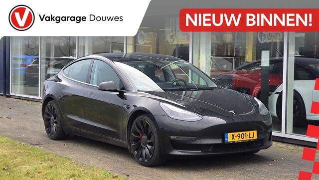 Tesla Model 3 Performance AWD 75 kWh | BTW | Zwart leder