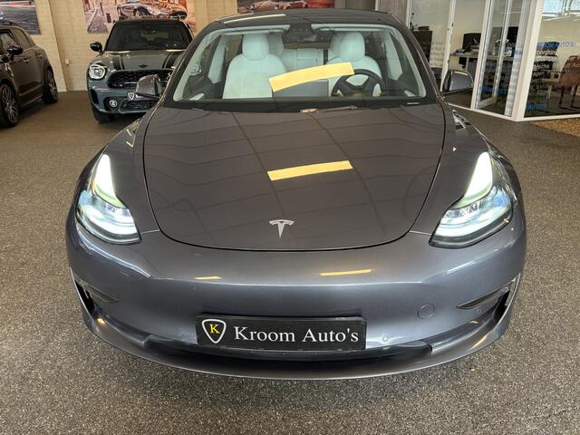Tesla Model 3 Long Range AWD 75 kWh trekhaak, stuur en stoel verwarming, leder, navigatie, facelift, Autopilot,FSD computer3, premium sound, warmtepomp, stuur en stoel verwarming, SOH 93% Autopilot,