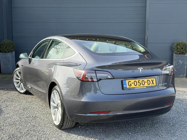 Tesla Model 3 Long Range AWD 75 kWh 2e Eigenaar,Autopilot,Panodak,Leder,360 Camera,Adaptive Cruise,NL Auto,N.A.P,Extra zomer banden,APK tot 09-2027