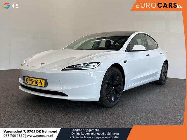Tesla Model 3 RWD 60 kWh Panoramadak Navigatie Camera Parkeersensoren Cruise Control Stoelverwarming Dodehoek detectie Full LED Leder Climate Control Elektrische Stoelen