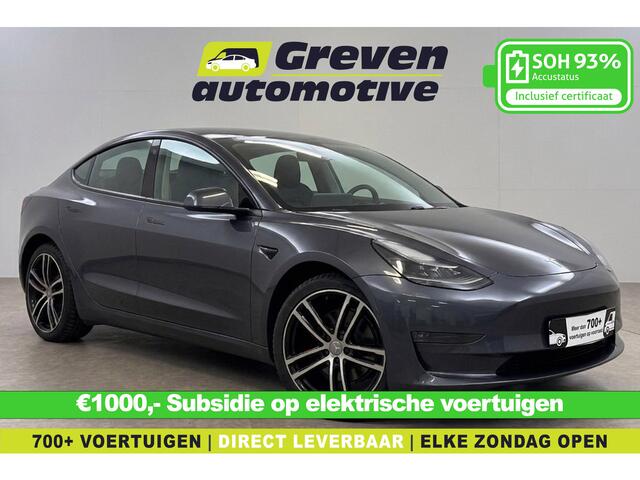 Tesla Model 3 Long Range AWD 75 kWh | VERWACHT!! | Snelladen | SOH 93% | Autopilot | Pano | Camera | Adap. Cruise | Stoel/stuurverw.