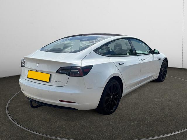Tesla Model 3 Long Range AWD 75 kWh- SOH 92%, 450km Range, Performance Pakket, Trekhaak, Blackline