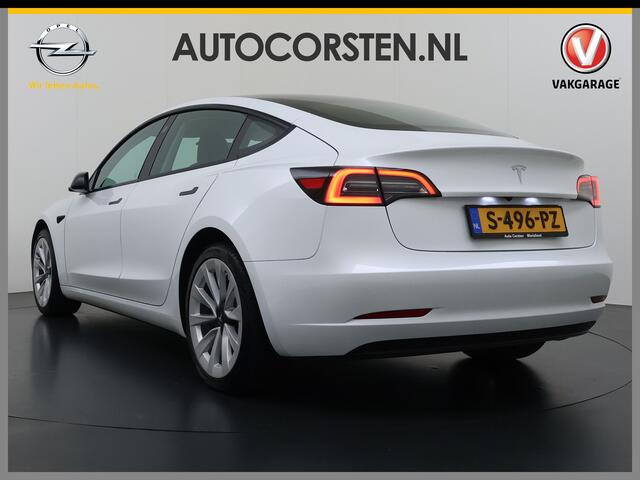 Tesla Model 3 RWD Plus SOH 92.9% Warmtepomp LFP Accu Lmv 19" Panoramadak Leder Navi Ecc Camera's Adap.Cruise Stoel+Stuurverwarming Elek.Achterklep Elek.Stoelen+Memory Led Draadloze telefoonlader 1e Eigenaar Origineel Nederlandse Auto