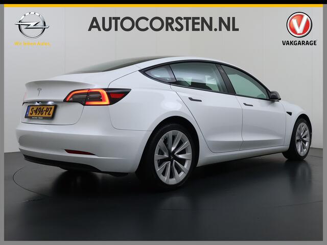 Tesla Model 3 RWD Plus SOH 92.9% Warmtepomp LFP Accu Lmv 19" Panoramadak Leder Navi Ecc Camera's Adap.Cruise Stoel+Stuurverwarming Elek.Achterklep Elek.Stoelen+Memory Led Draadloze telefoonlader 1e Eigenaar Origineel Nederlandse Auto