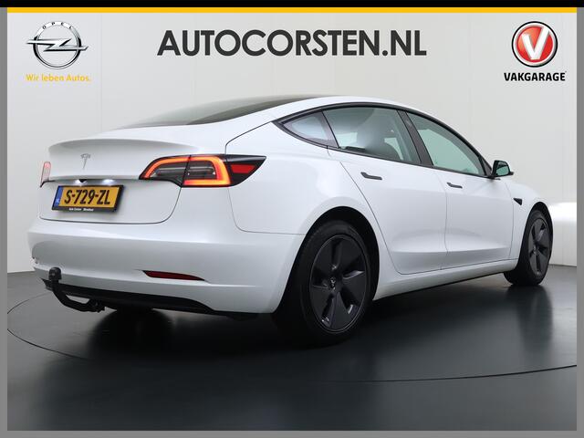 Tesla Model 3 Standard RWD Plus SOH 91% Warmtepomp Trekhaak LFP Accu Panoramadak Navi Camera's Leder Memory Stuur+Stoelverwarming Traffic-Aware Cruise Control AMD Ryzen(TM) Elek.Achterklep Led 1.000KG Trekgewicht Origineel Nederlandse Auto