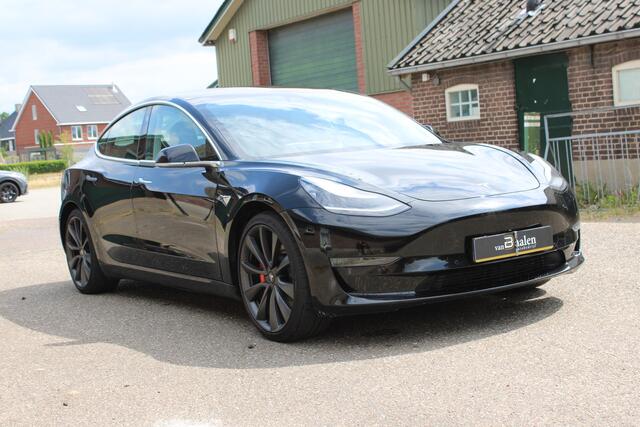 Tesla Model 3 Performance AWD 75 kWh SOh 89,4% PANO LEER NAVI ORG NL 115000KM!!!