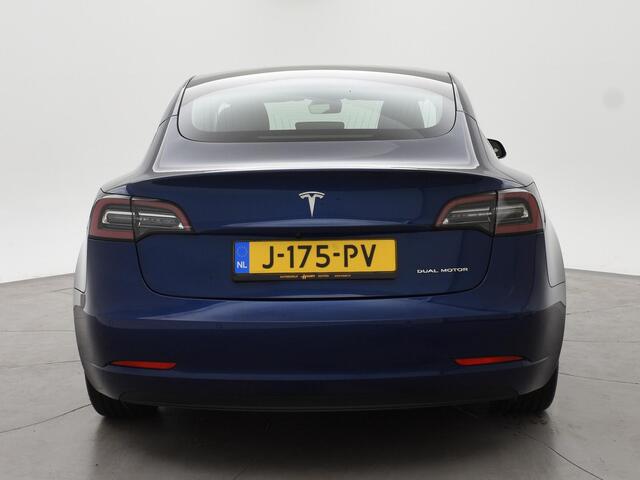 Tesla Model 3 LONG RANGE AWD 75 kWh + TREKHAAK AFNEEMBAAR | PANORAMA | ZWART LEDER | STOELVERW. V+A