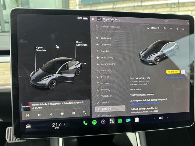 Tesla Model 3 Long Range AWD 75 kWh *TREKHAAK*SOH-84%*