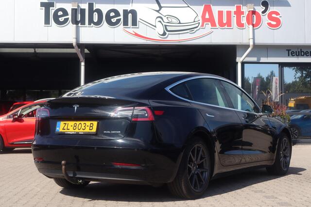 Tesla Model 3 Long Range AWD 75 kWh | 83,6% | Full Self-Driving Capability | Trekhaak | Zwart-zwart