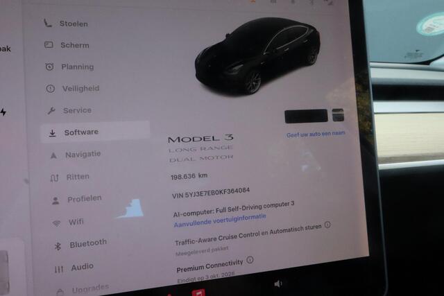 Tesla Model 3 Long Range AWD 75 kWh | 83,6% | Full Self-Driving Capability | Trekhaak | Zwart-zwart