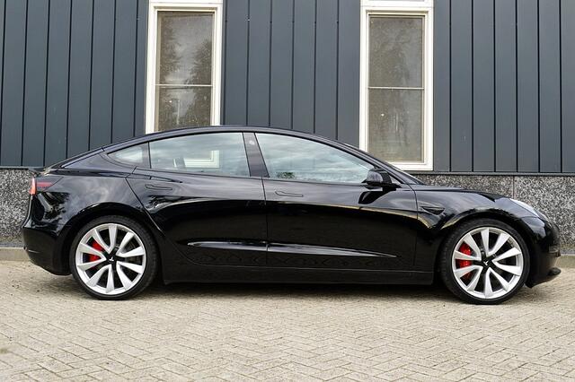 Tesla Model 3 Performance AWD 75 kWh SOH 86.5% Rijklaarprijs-Garantie Panorama dak Autopilot Leder 20 Inch – foto 6
