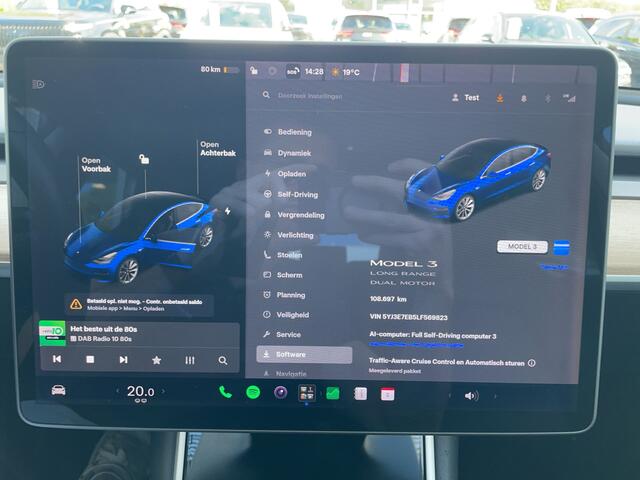 Tesla Model 3 Long Range AWD 75 kWh | Panodak | Leder! – foto 3