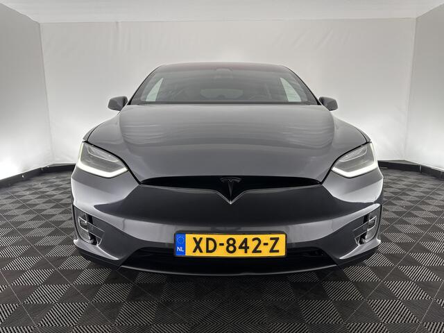Tesla Model X 100D [ 3-Fase ] (INCL.BTW) *AUTO-PILOT | FULL-LEATHER | TOWBAR | NAVI-FULLMAP | FULL-LED | AIR-SUSPENSION | DIGI-COCKPIT | KEYLESS | CAMERA | DAB+ | COMFORT-SEATS | 20''ALU*